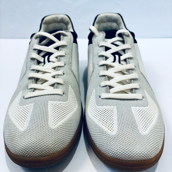 Rothy’s The RS01 Hudson Beige White Black Knit Low Top lace up sneakers men's 12 - Picture 6 of 15